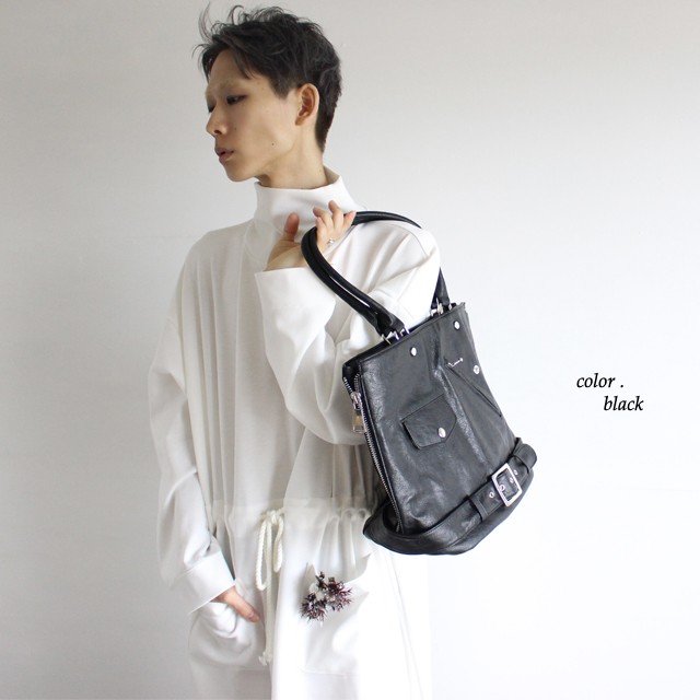 ボストンバッグ トートバッグ メンズ ショルダーバッグ フェイクレザー おしゃれ モード系 ブラック 黒 個性的 かばん 鞄 中性的 ユニセックス レディース 1st Step Com