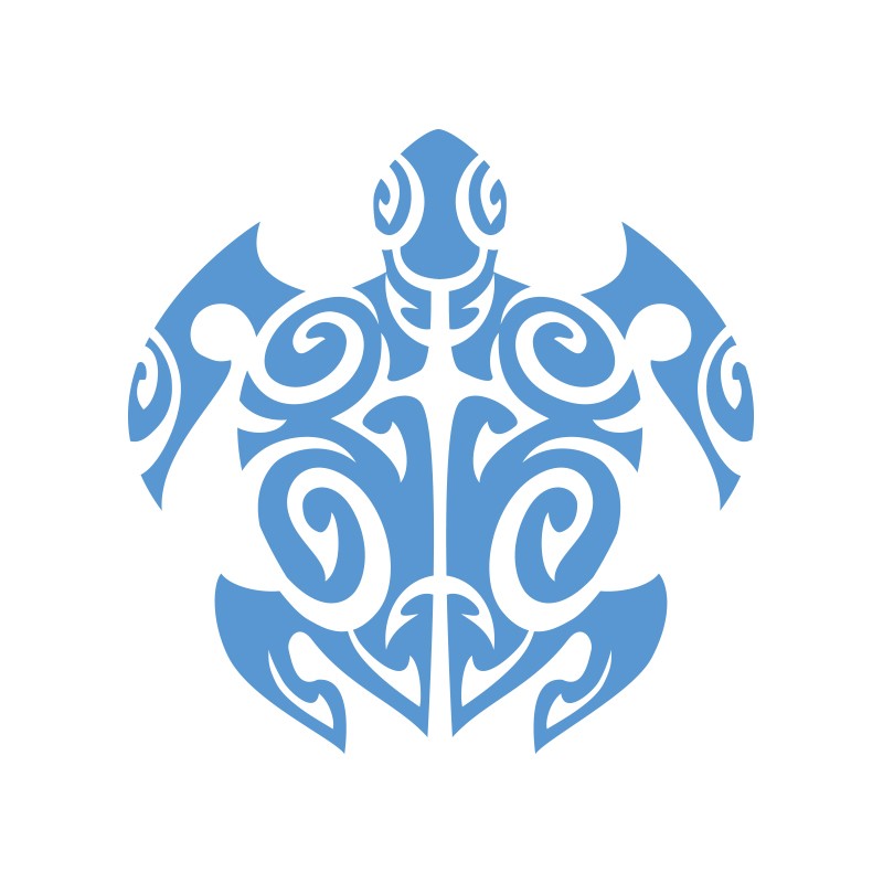 車 サーフボード オリジナル ハワイアン ホヌ 亀ステッカー 古典