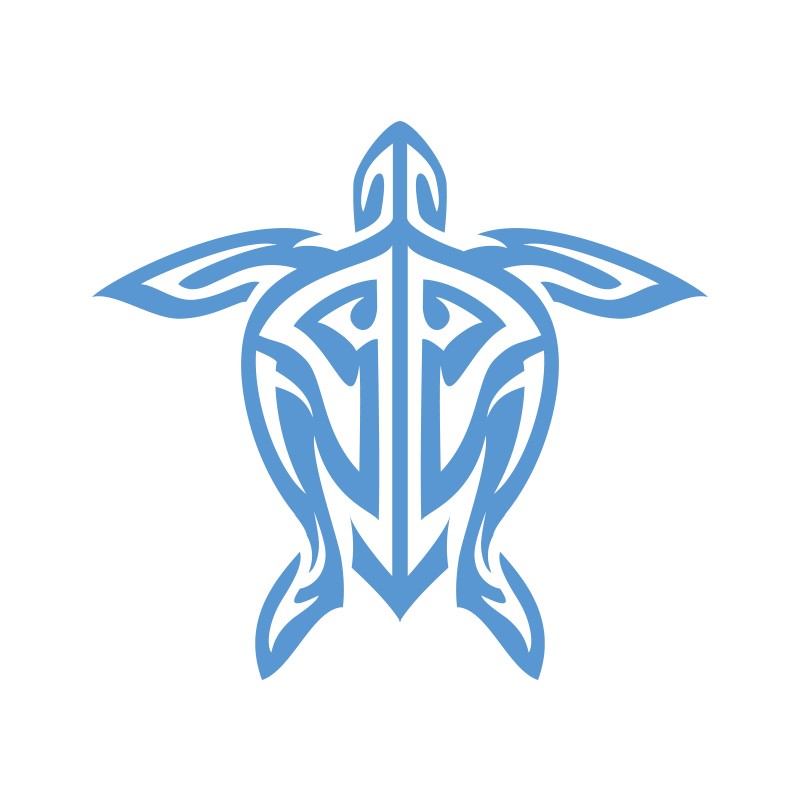 車 サーフボード オリジナル ハワイアン ホヌ 亀ステッカー 古典