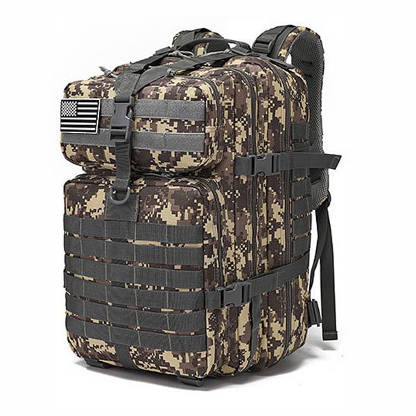 キャンプリュック リュックサック バックパック 防水 登山 キャンプ用品 アウトドア バッグ メンズ レディース ミリタリー 旅行 45L デイパック | ブランド登録なし | 03
