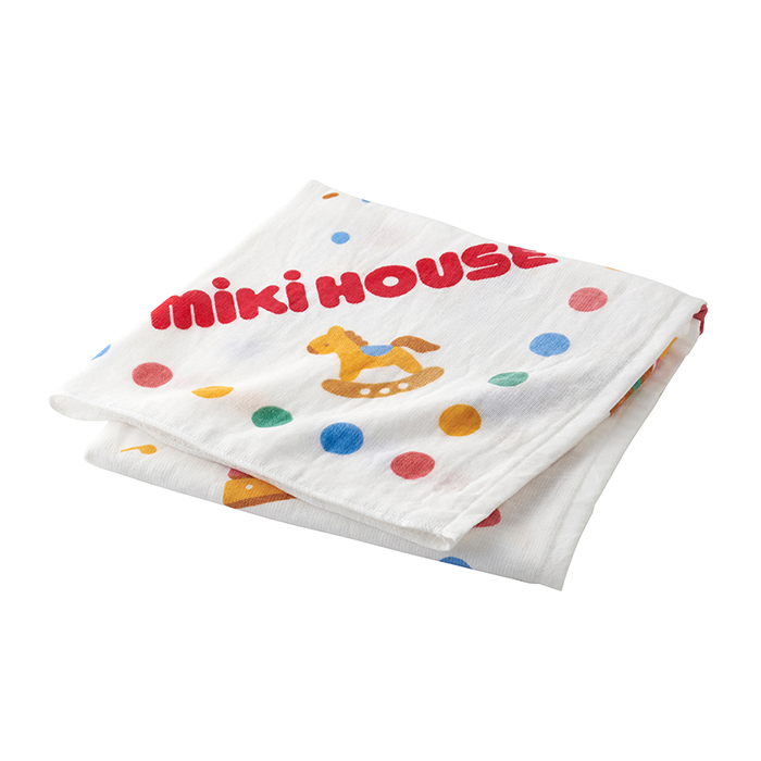 HOT BISCUITS 出産祝い ミキハウス mikihouse くまちゃん身長計ガーゼ
