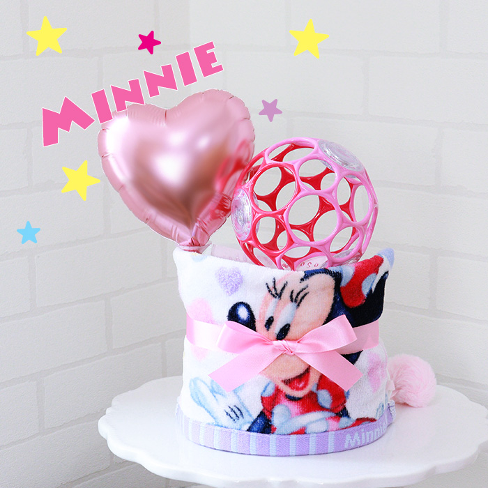 Disney（ディズニー） 出産祝い おむつケーキ 1段 ミッキー ミニー