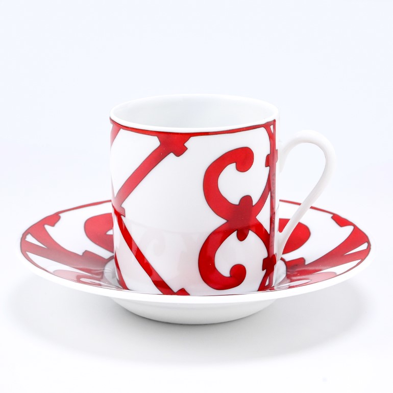 HERMES（エルメス） ガダルキヴィール レッド 011017P2 コーヒーカップ