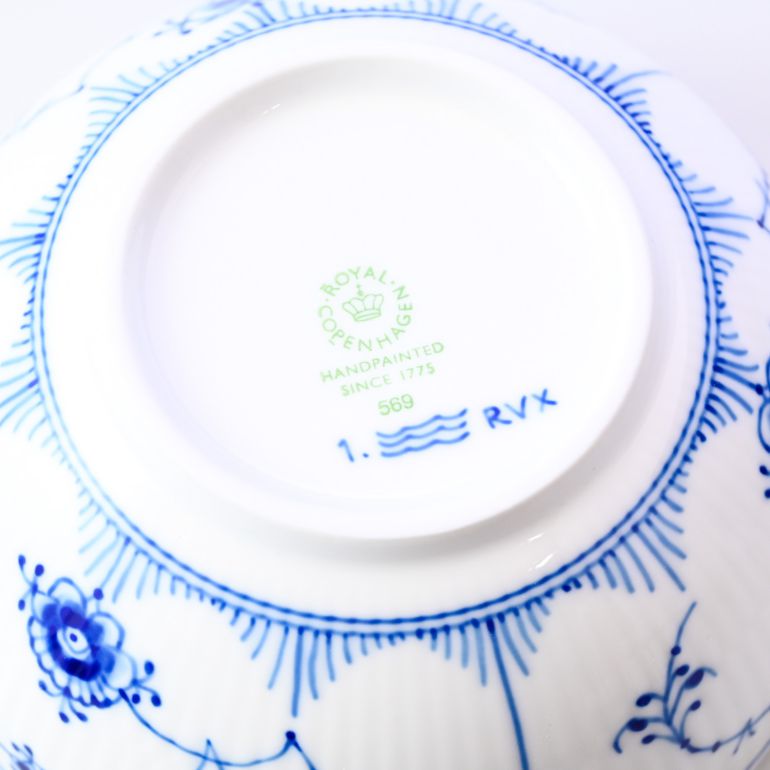 ロイヤルコペンハーゲン　スープ　サラダボウル　2枚セット ROYAL COPENHAGEN ロイヤルコペンハーゲン ブルーフルーテッド