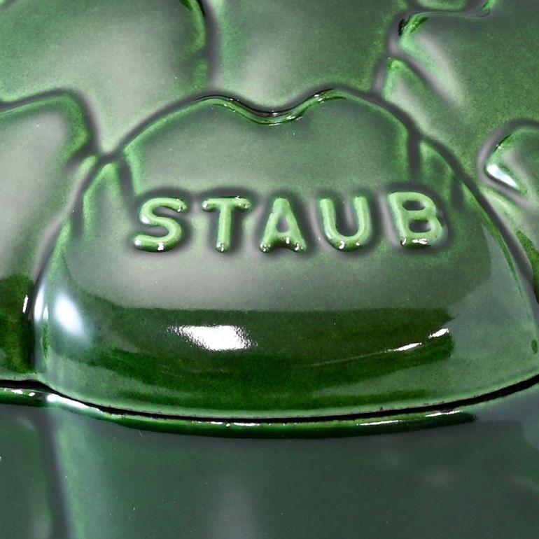STAUB　アーティチョーク　 鋳鉄製ラウンド鍋 グリーン 約22cm STAUB アーティチョーク 鋳鉄製ラウンド鍋 グリーン 約22cm