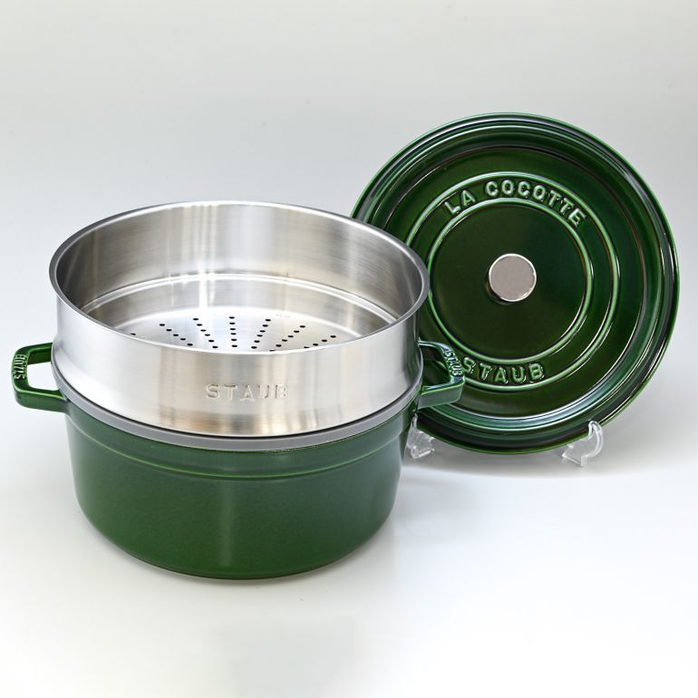 Staub（ストウブ） ピコ ココット ラウンド 26cm スチーマーセット