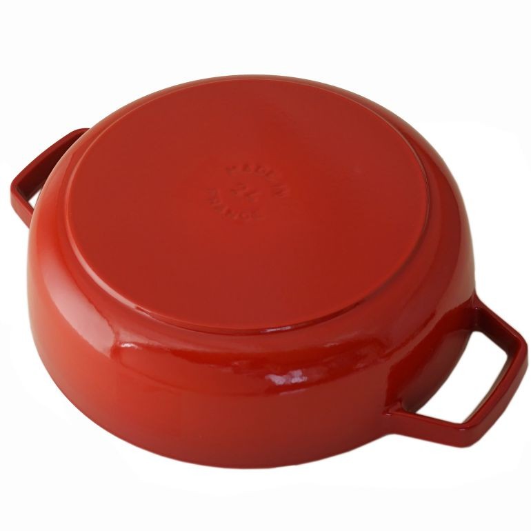 新品未使用 staub ブレンザー ソテーパン 鋳物 チェリー 24cm IH 楽天市場】ストウブ staub ブレイザー 24cm ソテーパン 鋳物 ホーロー
