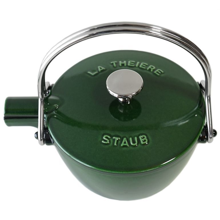 ストウブ ラウンドケトル バジルグリーン キッチン/食器 調理器具 