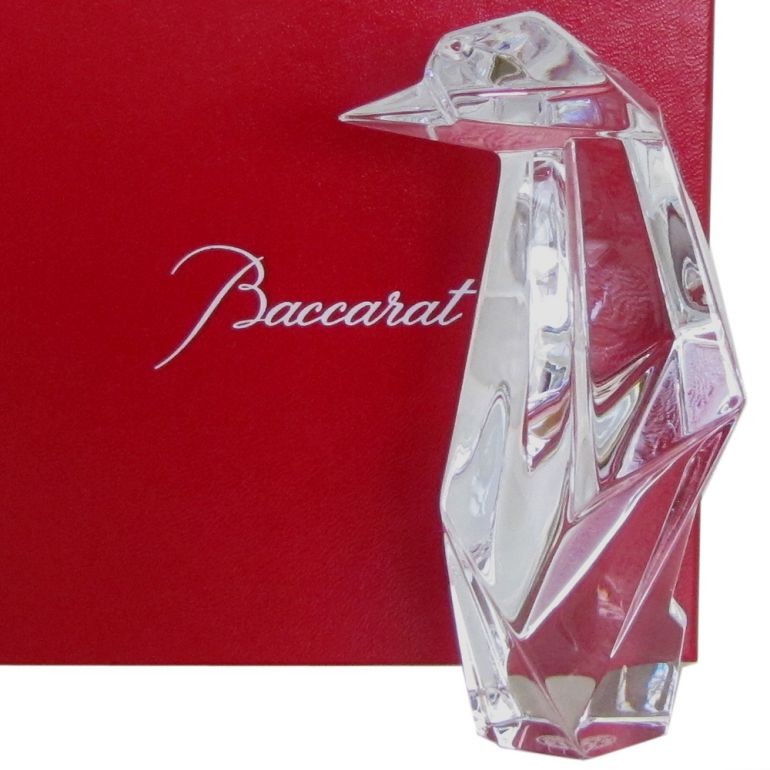 バカラ Baccarat クリスタルフィギュア オリガミ ペンギン