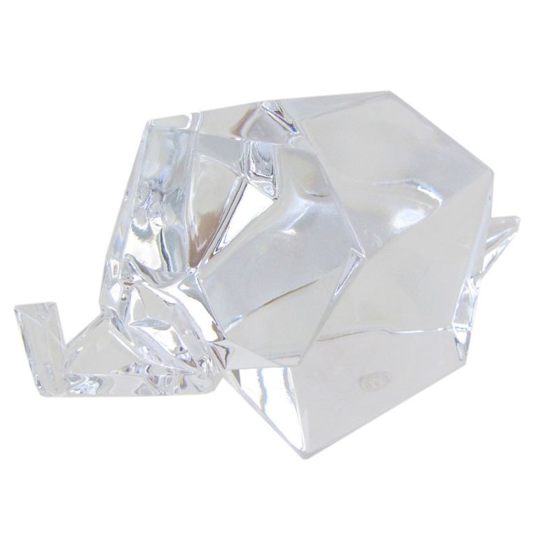 バカラ（Baccarat） クリスタルフィギュア オリガミ エレファント