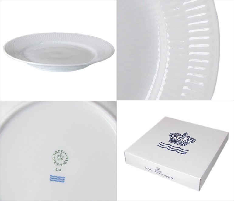 ROYAL COPENHAGEN（ロイヤルコペンハーゲン） ホワイトフルーテッド