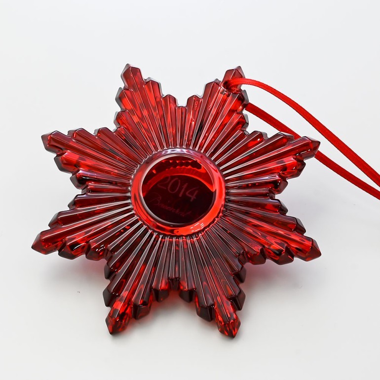 バカラ（Baccarat） オーナメント ノエル クリスマス レッドミラー