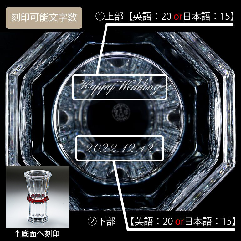 Baccarat バカラ ベース 23cm ウェーブ &ジョルジュレッシュコート alevelshop_2809144