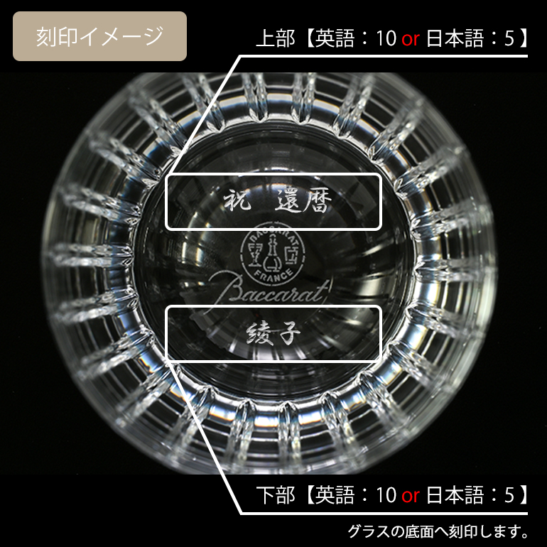 バカラ（Baccarat） グラス ペア ハーモニー HARMONIE ショットグラス