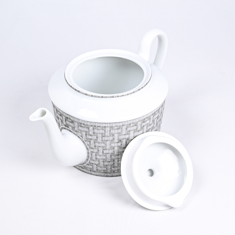 HERMES エルメス ティーポット モザイク ヴァンキャトル