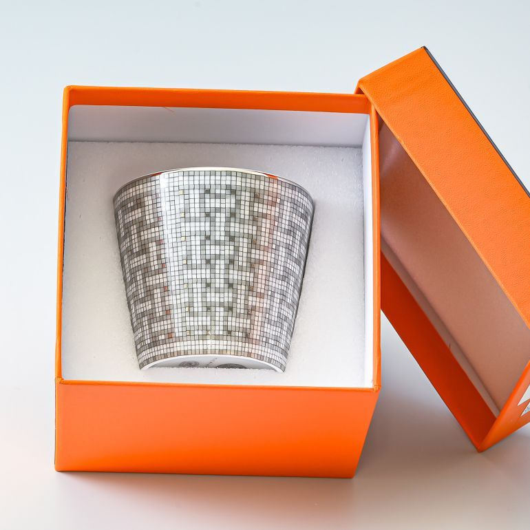 HERMES エルメス モザイク ヴァンキャトル プラチナ 035040P