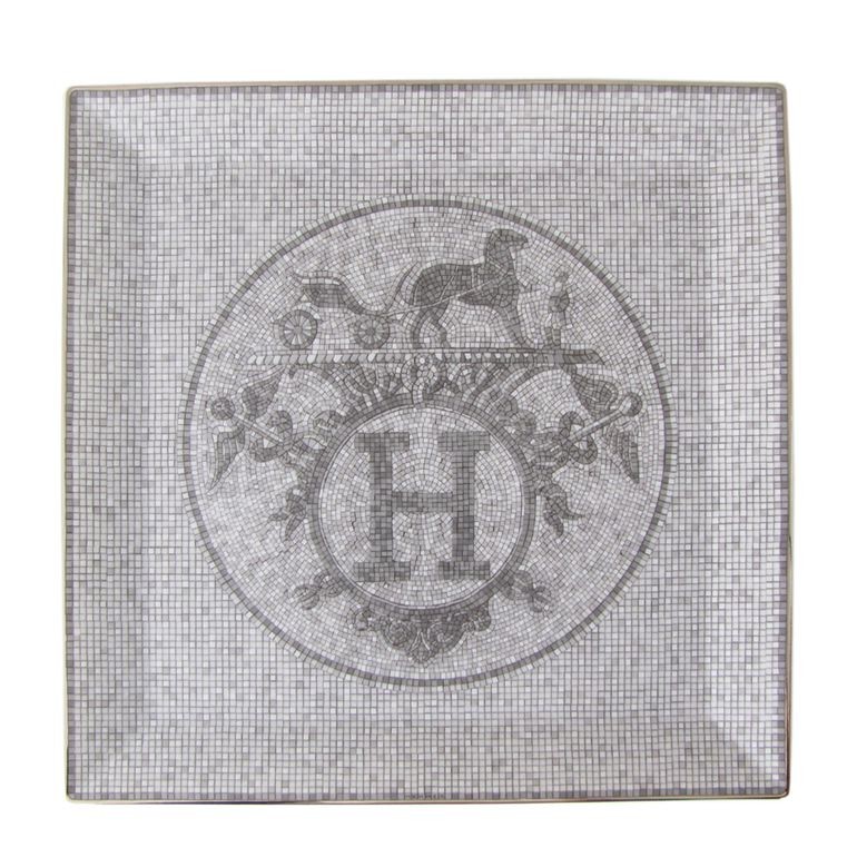 HERMES エルメス モザイク ヴァンキャトル プラチナ 035045P