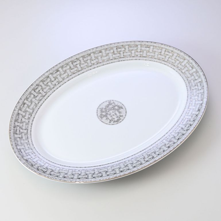 HERMES（エルメス） モザイク ヴァンキャトル プラチナ オーバル