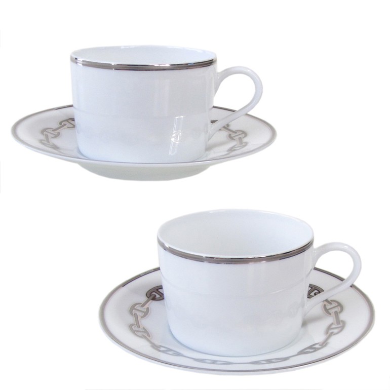 HERMES（エルメス） シェーヌダンクルプラチナ 004116P2 ティーカップ