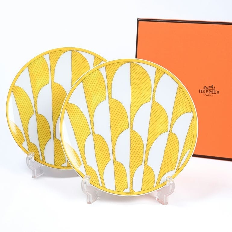 HERMES（エルメス） パンプレート ペア 14cm ソレイユ ドゥ 046012P2