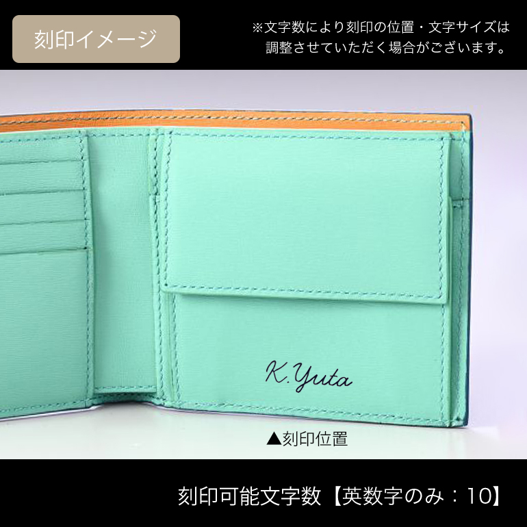 Paul Smith（ポール・スミス） 二つ折り財布 メンズ ブルー バイカラー