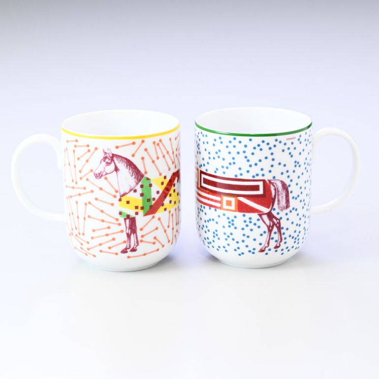 HERMES（エルメス） イポモビル HIPPOMOBILE マグカップ ペア 380ml