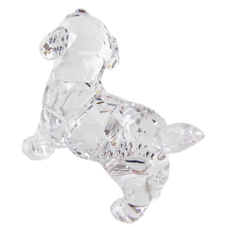 超美品　SWAROVSKI スワロフスキー クリスタル ラブラドール　子犬　置物 スワロフスキー置物・アクセサリー専門店 ☆プラネタリウム☆