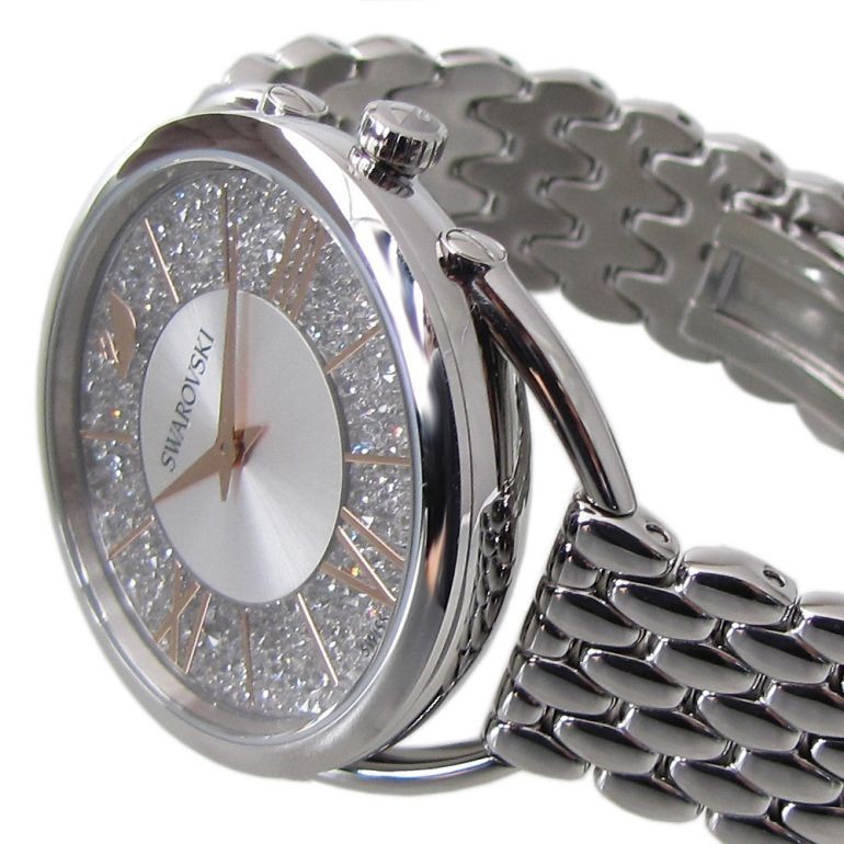 スワロフスキー 腕時計 Crystalline Glam ウォッチ シルバー ピンク 