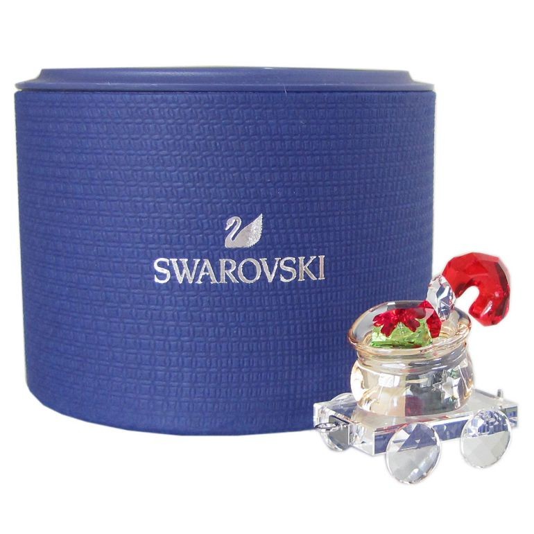 SWAROVSKI（スワロフスキー） クリスタルフィギュア サンタのギフト