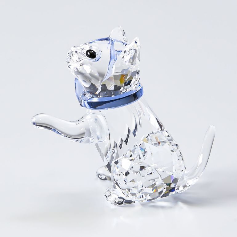 ラリック　LALIQUE ネコ　オブジェ クリスタル　インテリア　フィギュア 1932年 フランス LALIQUE(ラリック) 猫 可愛らしいフォルムの猫