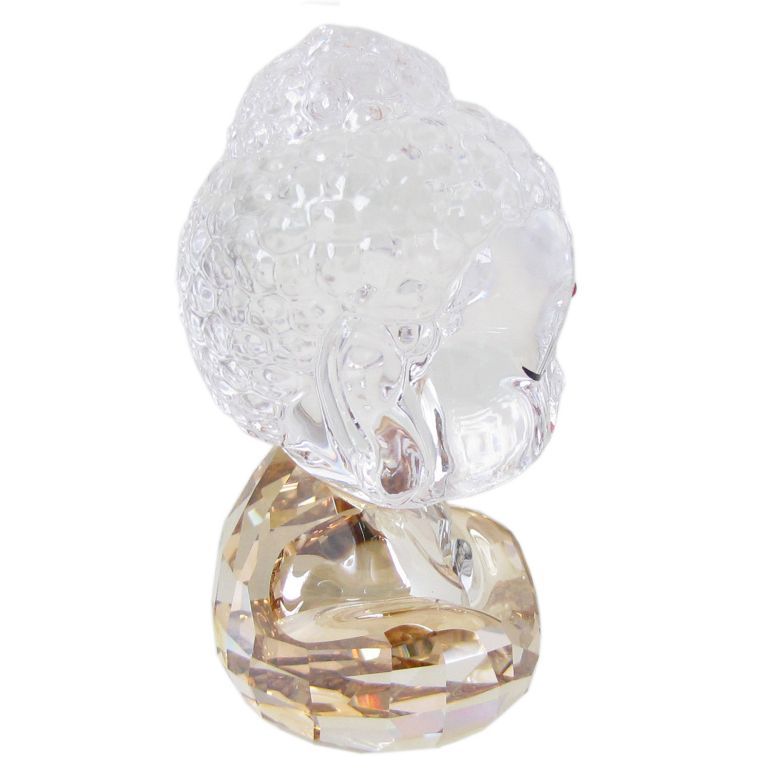 【美品】SWAROVSKI オーキッドブロッサム 胡蝶蘭 クリスタル 置物 SWAROVSKI（スワロフスキー） クリスタルフィギュア キュートブッダ