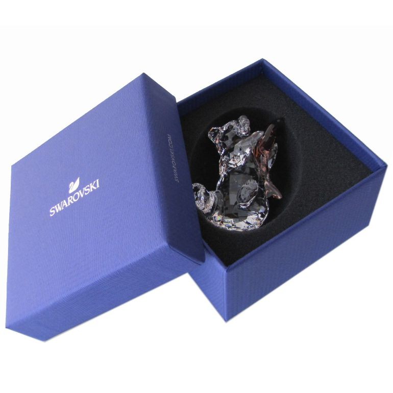 SWAROVSKI（スワロフスキー） クリスタルフィギュア クマと魚 5536772