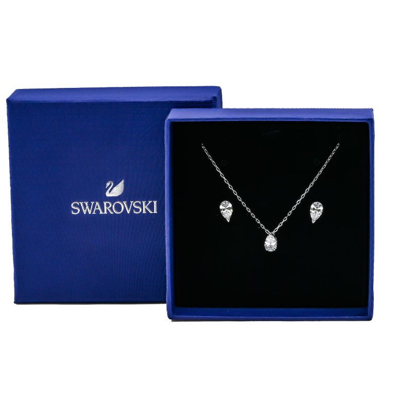 SWAROVSKI（スワロフスキー） ネックレス ピアス セット Attract Pear