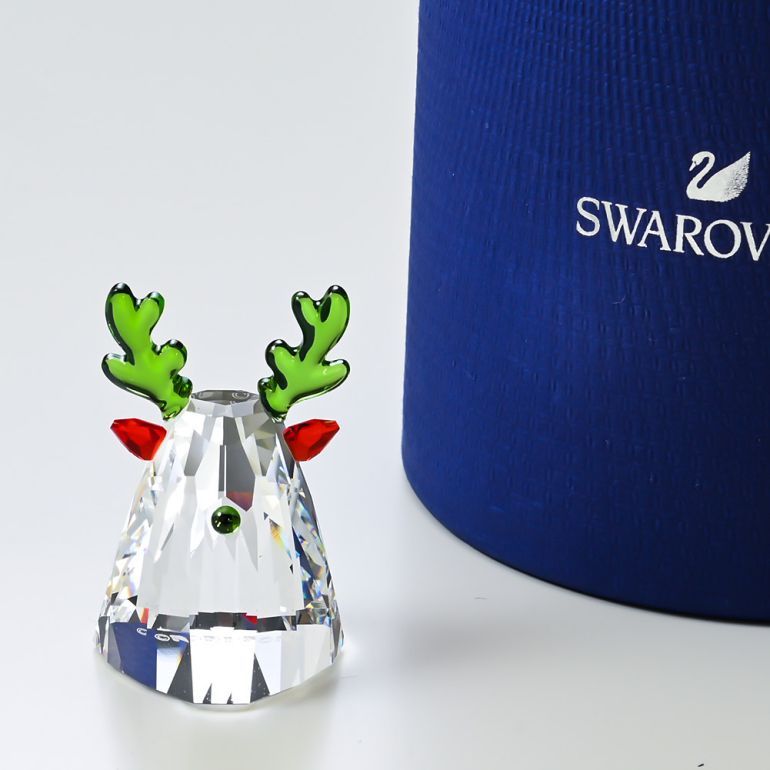 SWAROVSKI スワロフスキー クリスタルフィギュア Holiday Cheers