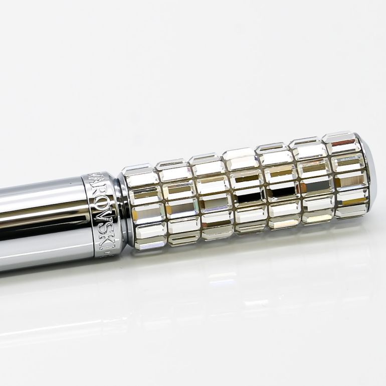 m】美品 SWAROVSKI スワロフスキー クリスタル 雫 ネックレス