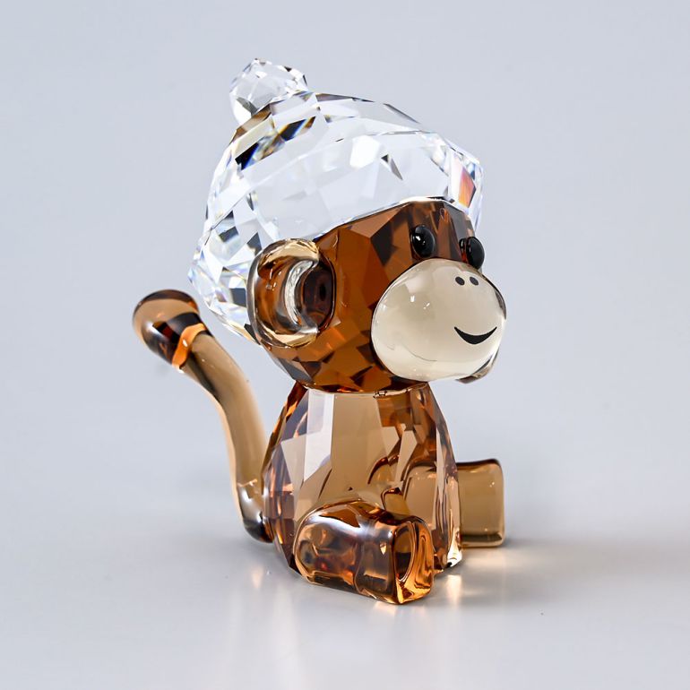 SWAROVSKI CHEERFUL MONKEY スワロフスキー 置物 さる SWAROVSKI スワロフスキー クリスタルフィギュア 干支 十二支