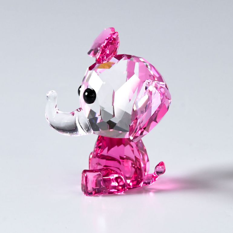 SWAROVSKI（スワロフスキー） クリスタルフィギュア Baby Animals ゾウ