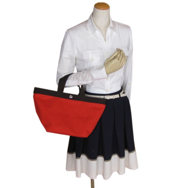 Herve Chapelier エルベシャプリエ 707C トートバッグ レディース 舟形