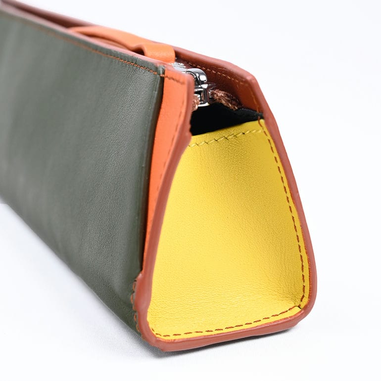 Paul Smith（ポール・スミス） ペンケース メンズ ブラウン×グリーン