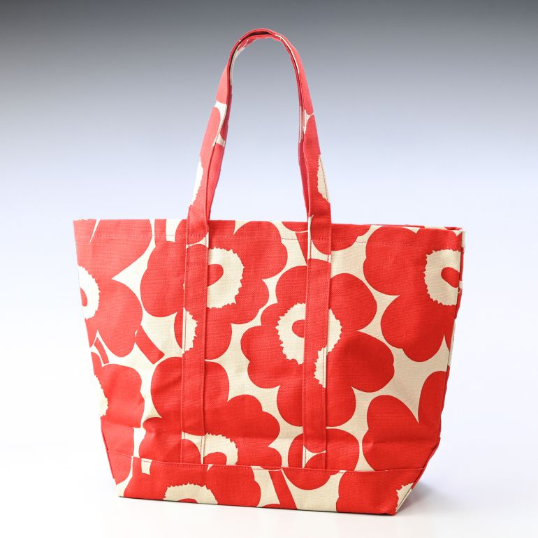 25SS■marimekko■Unikko Haivahdys トートバッグ レッド 25SS□marimekko□Unikko Haivahdys トートバッグ レッド