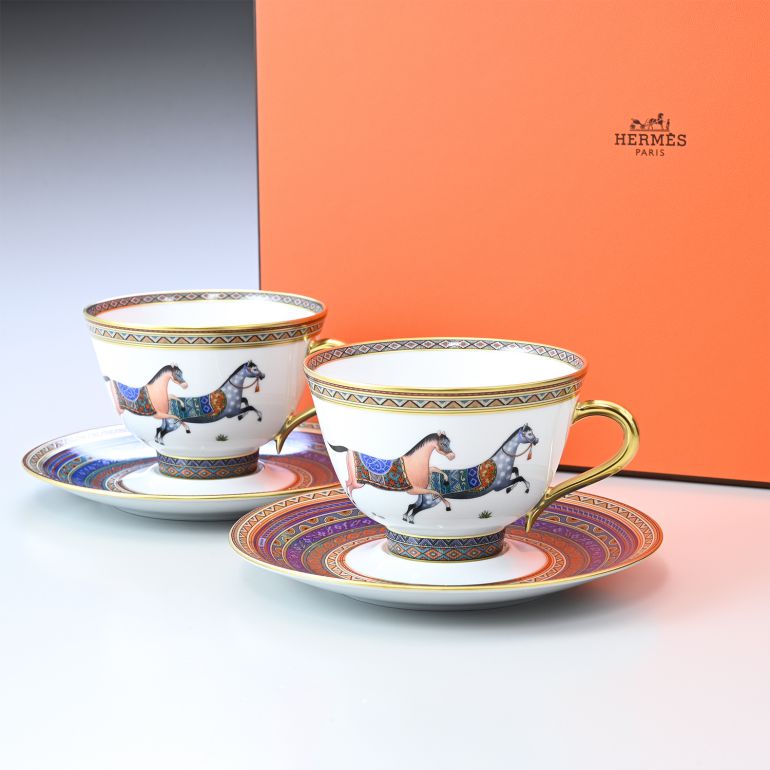 HERMES（エルメス） シュバルドリアン 東洋の馬 ORIENTAL HORSE ティー