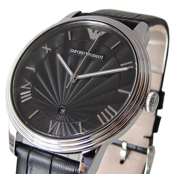 エンポリオ アルマーニ 腕時計 EMPORIO ARMANI CLASSIC クラシック ブラック レザーベルト メンズ AR1611  :ar1611:A level(エイレベル) - 通販 - Yahoo!ショッピング