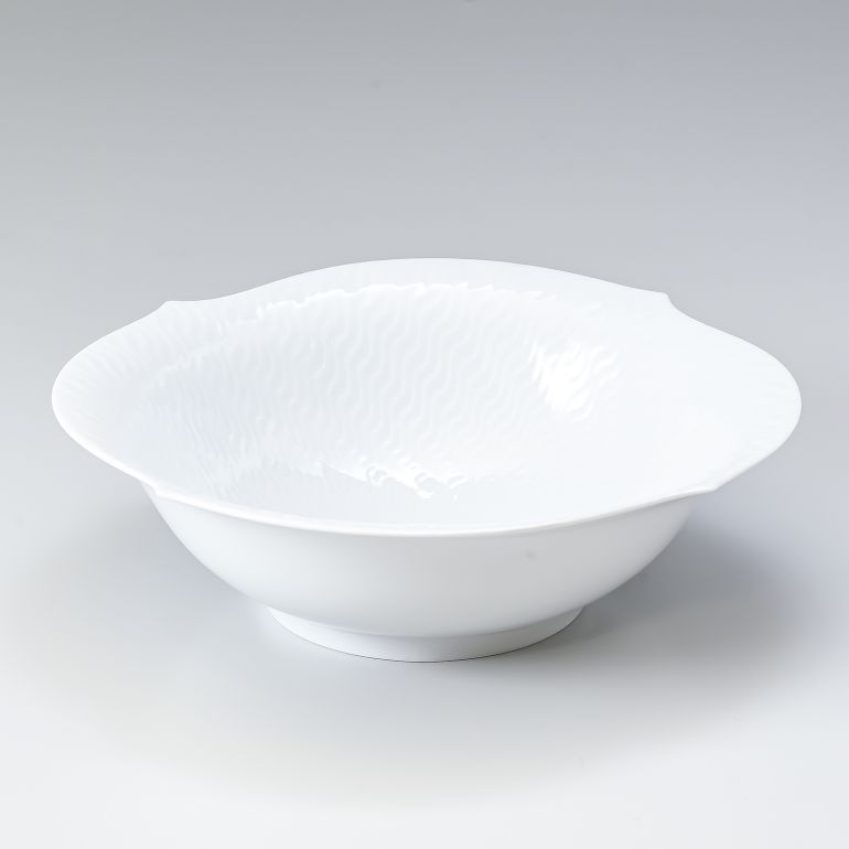 マイセン 波の戯れ ホワイト ボウル 27cm 000001-29441-1 : Alevel