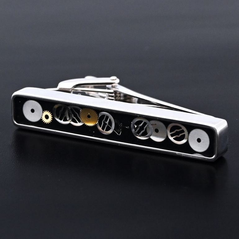 モンアート MONART ネクタイピン メンズ タイバー タイクリップ ギア