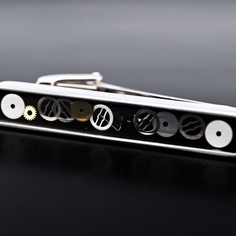 モンアート MONART ネクタイピン メンズ タイバー タイクリップ ギア