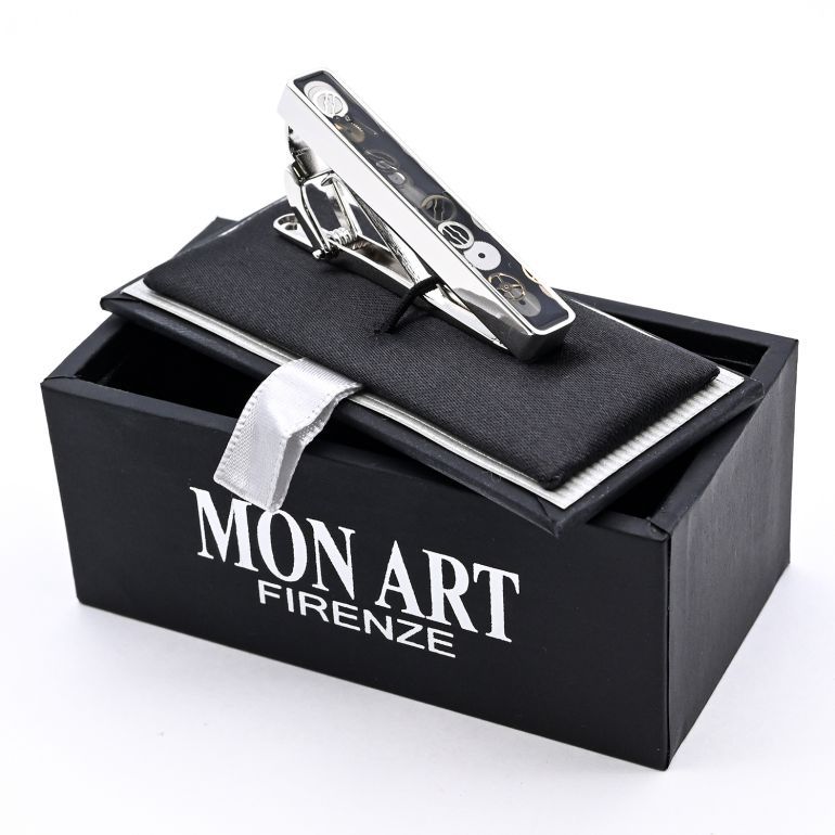 モンアート MONART ネクタイピン メンズ タイバー タイクリップ ギア