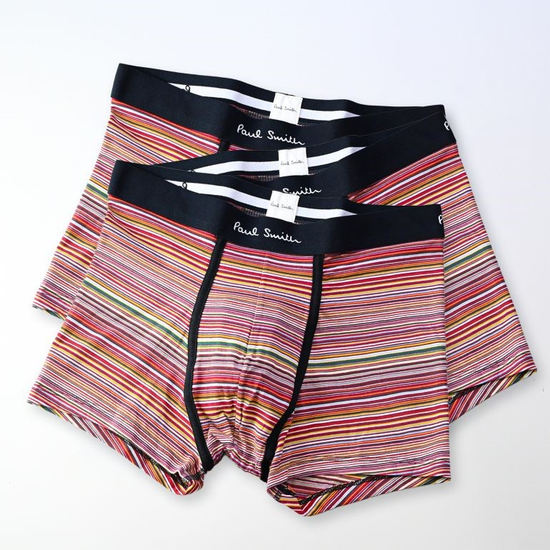 新品★ポールスミス★POP★Mサイズ★ボクサー★トランクス★5805★３枚 新品☆ポールスミス☆POP☆Mサイズ☆ボクサー☆トランクス☆レッド