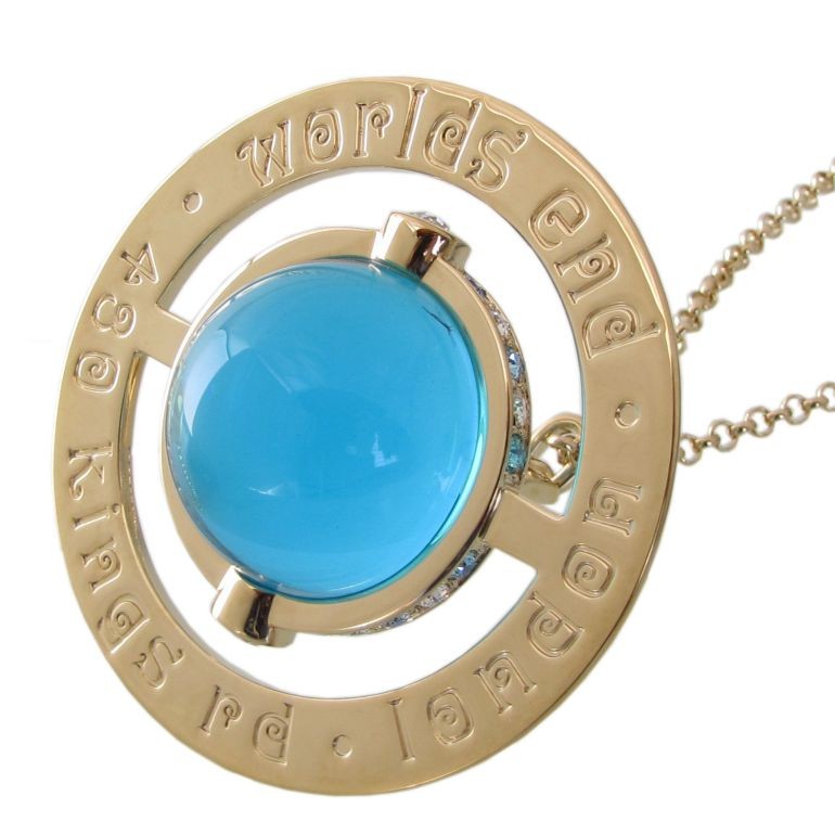 Vivienne Westwood World's End ブルー ネックレス Vivienne Westwood World's End ブルー ネックレス