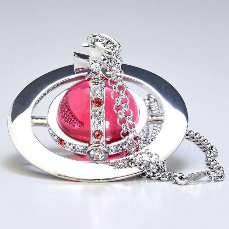 ヴィヴィアンウエストウッド ジャイアントオーブ 限定 ピンク シルバー Vivienne Westwood ヴィヴィアンウエストウッド ネックレス NEW