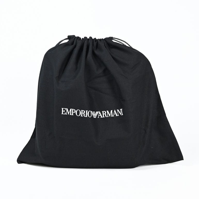 エンポリオアルマーニ ビジネスバッグ 大容量 美品 オレンジ ブラック レザー 新品/ GIORGIO ARMANI ジョルジオアルマーニ ラ プリマ パルメ